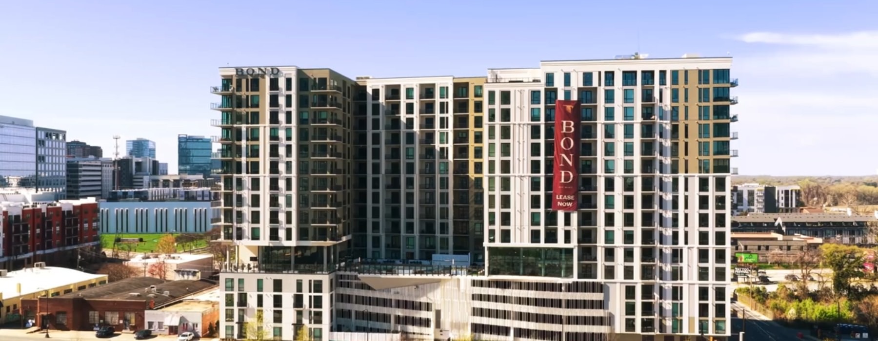 a city with tall buildings