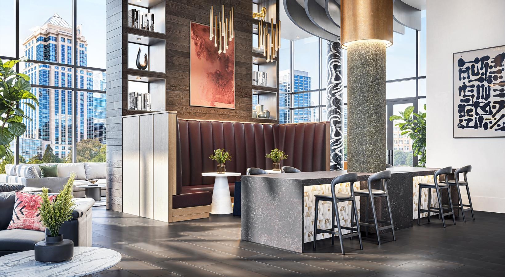 Find your perfect fit at Bond on Mint a room with a table and chairs